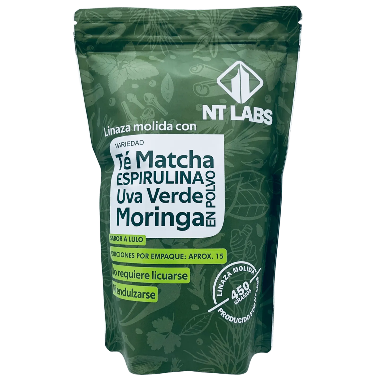Linaza_molida_con_te_matcha_saludsabor.com