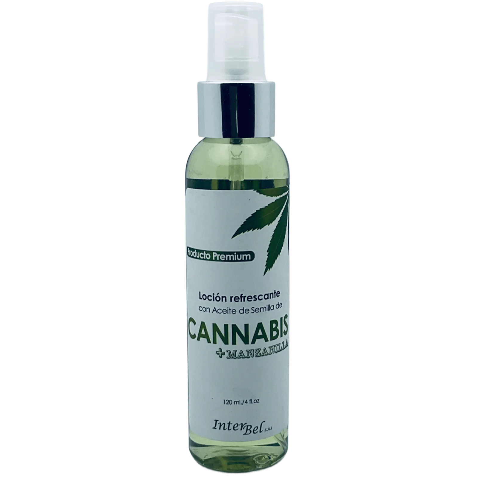 Loción Refrescante con Aceites de Semilla de Cannabis + Manzanilla_saludsabor.com