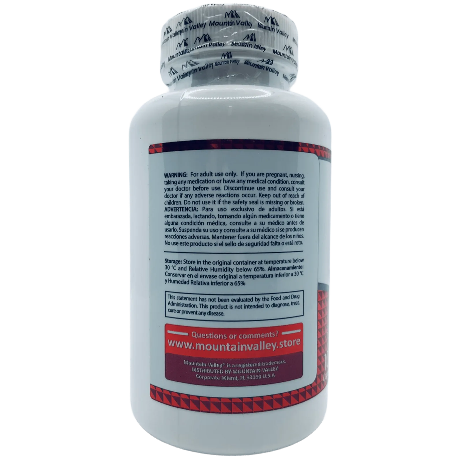 Potassium citrate 416 mg Mountain Valley 100 capsulas