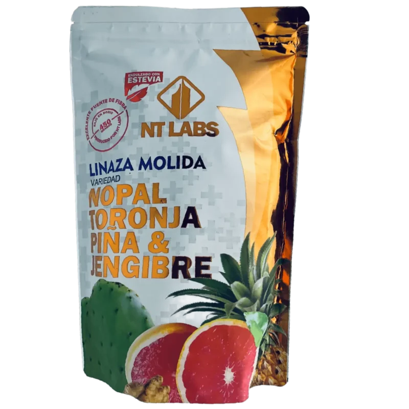 Linaza molida nopal toronja piña y gengibre_saludsabor.com